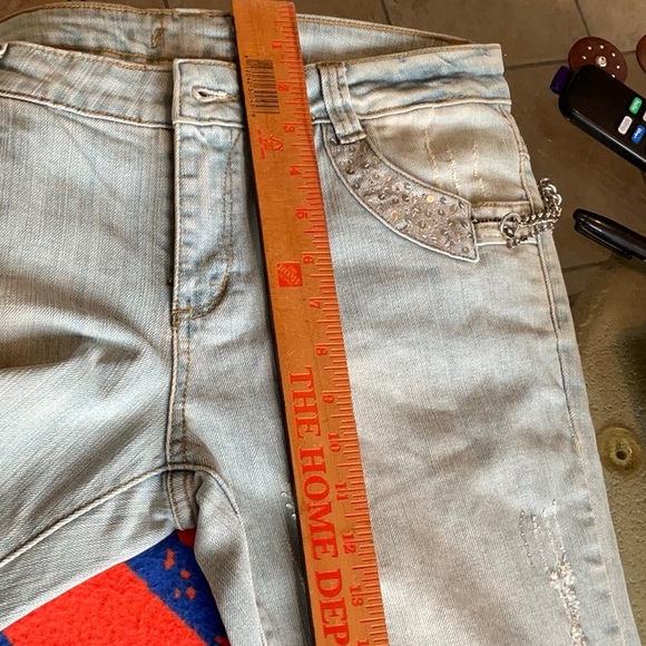 King Ranch Shop STYLE New York Paris Embellished Jeans Size 4, NWT - Picture 15 of 16
